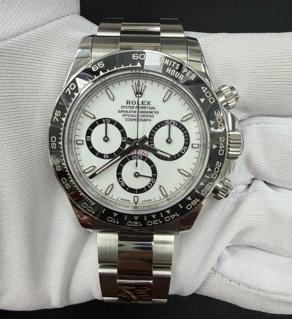 Rolex Daytona 40mm Stainless Steel White Dial Ref. 126500LN