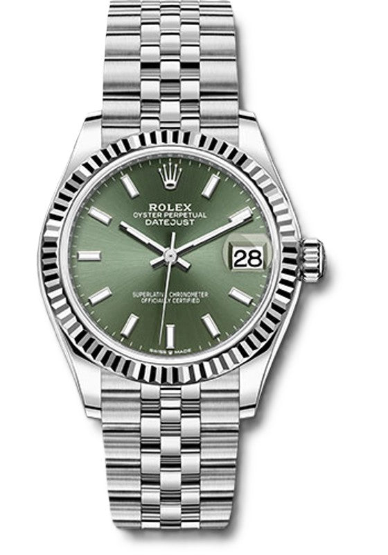 Rolex Datejust 31mm Stainless Steel Mint Green Dial Ref. 278274