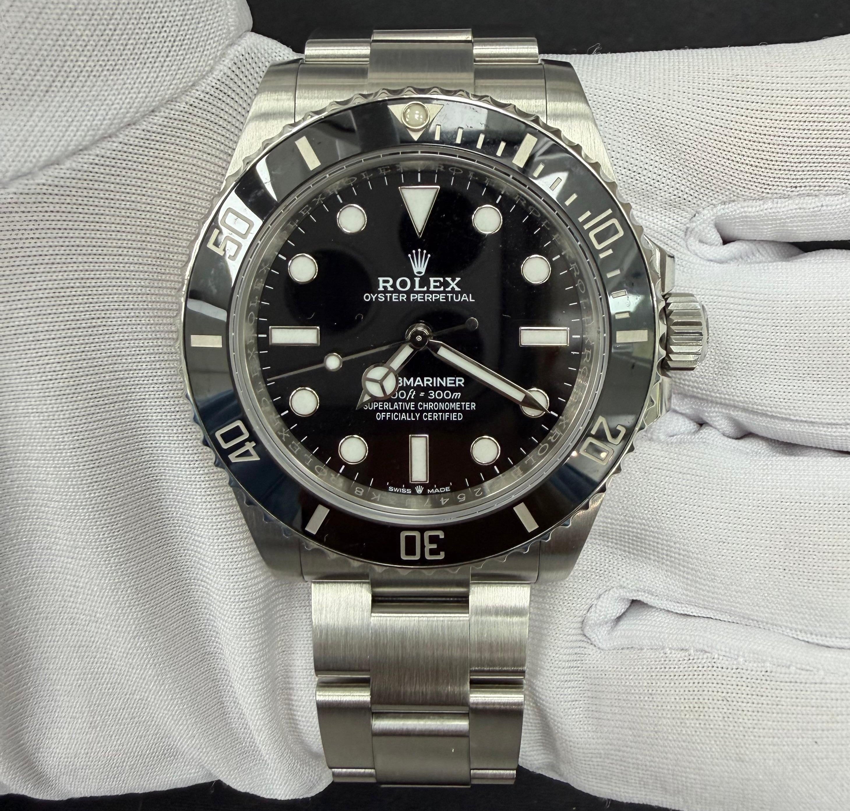 Rolex Submariner No Date 41mm Stainless Steel Black Dial Ref. 124060