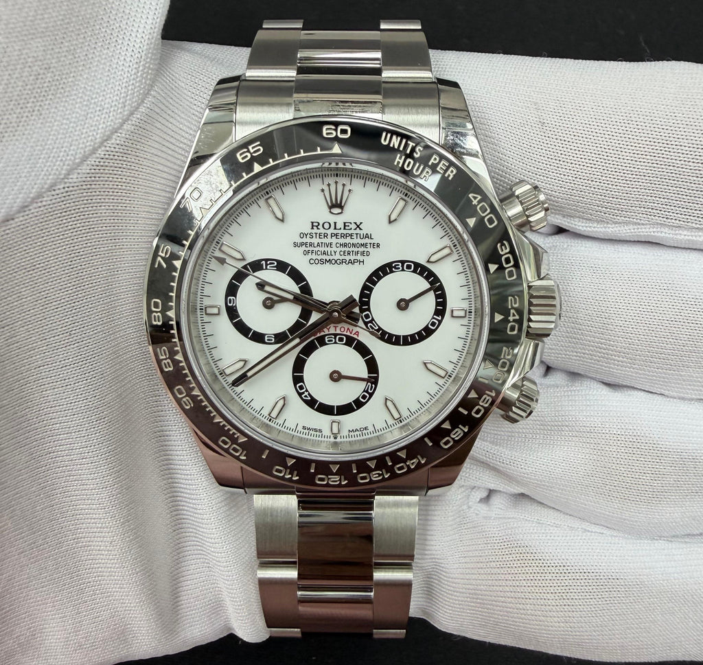 Rolex Daytona 40mm Stainless Steel White Dial Ref. 126500LN
