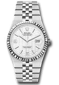 Rolex Land-Dweller 40mm Stainless Steel White Honeycomb Dial Ref. 127334