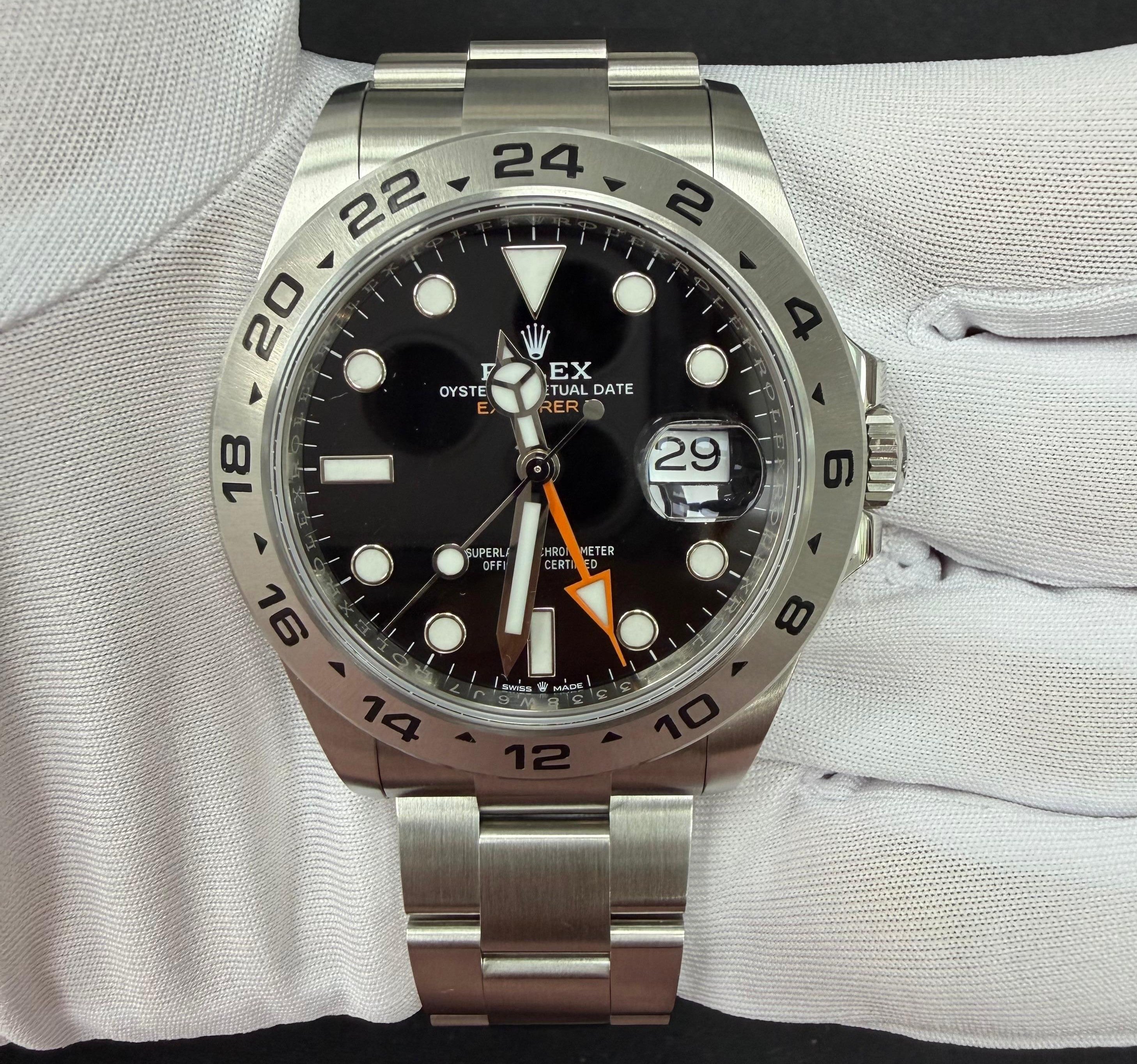 Rolex Explorer II 42mm Stainless Steel Black Dial Ref. 226570