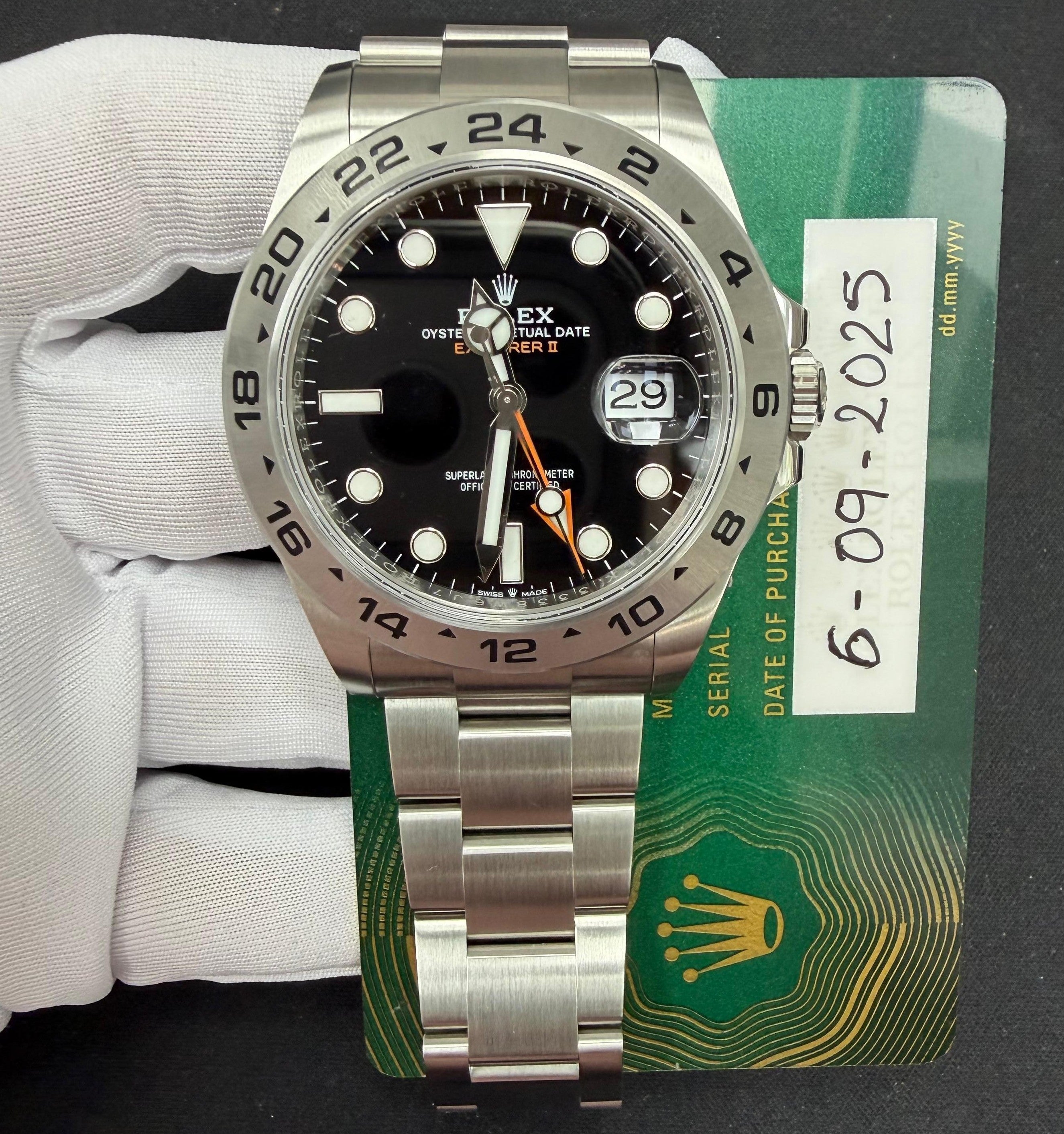 Rolex Explorer II 42mm Stainless Steel Black Dial Ref. 226570