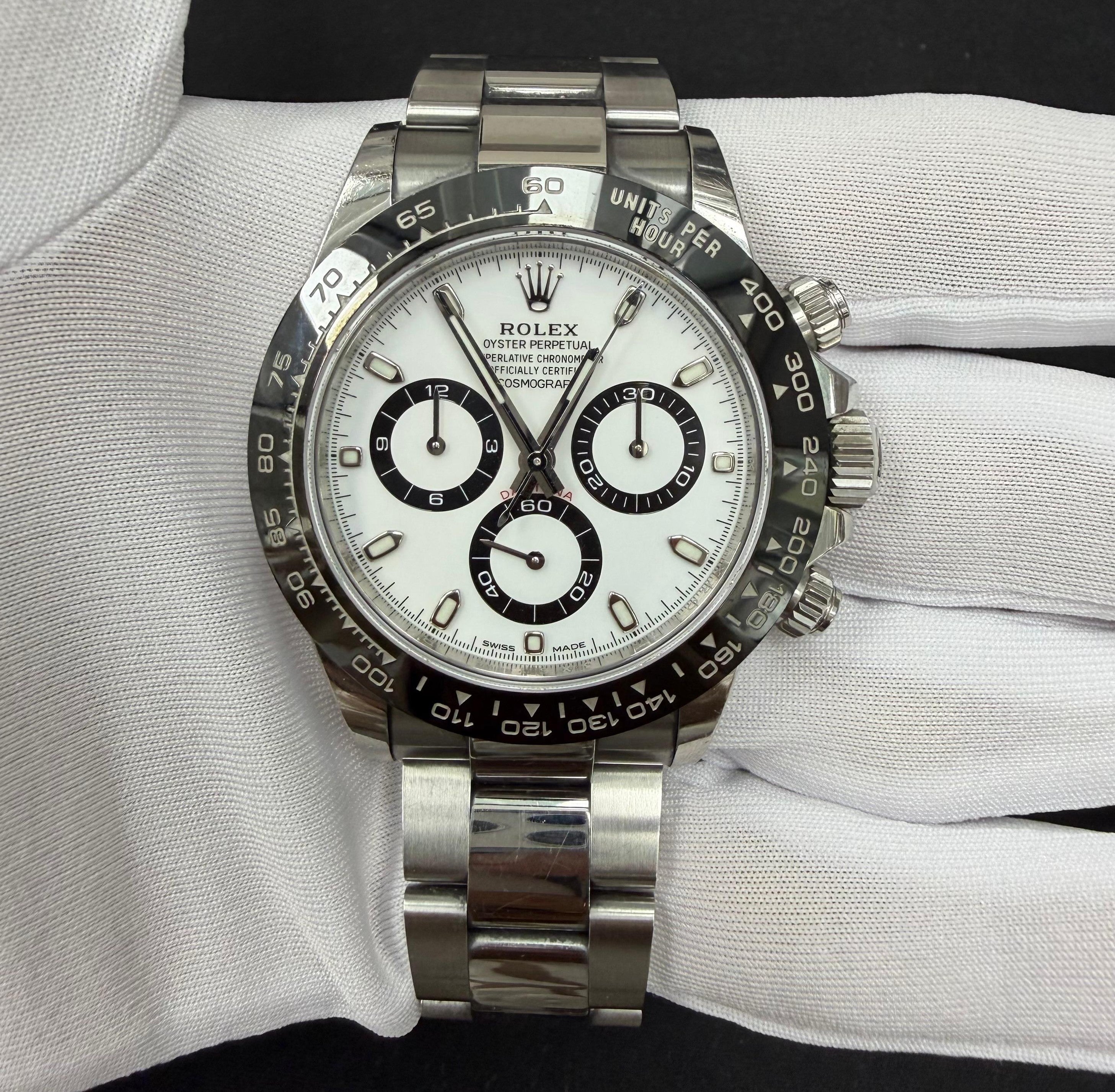 Rolex Daytona 40mm Stainless Steel White Dial Ref. 116500LN