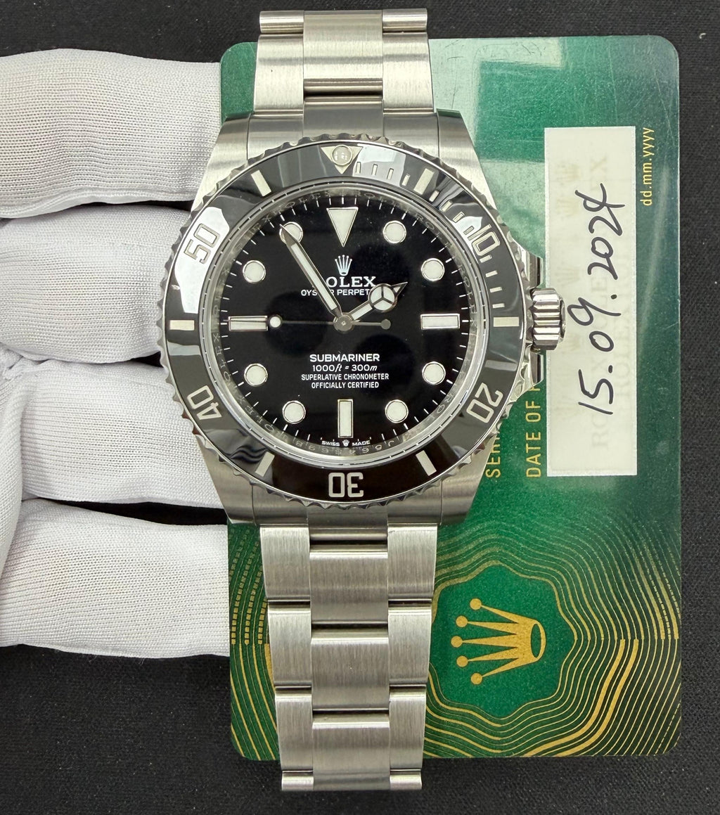 Rolex Submariner No Date 41mm Stainless Steel Black Dial Ref. 124060
