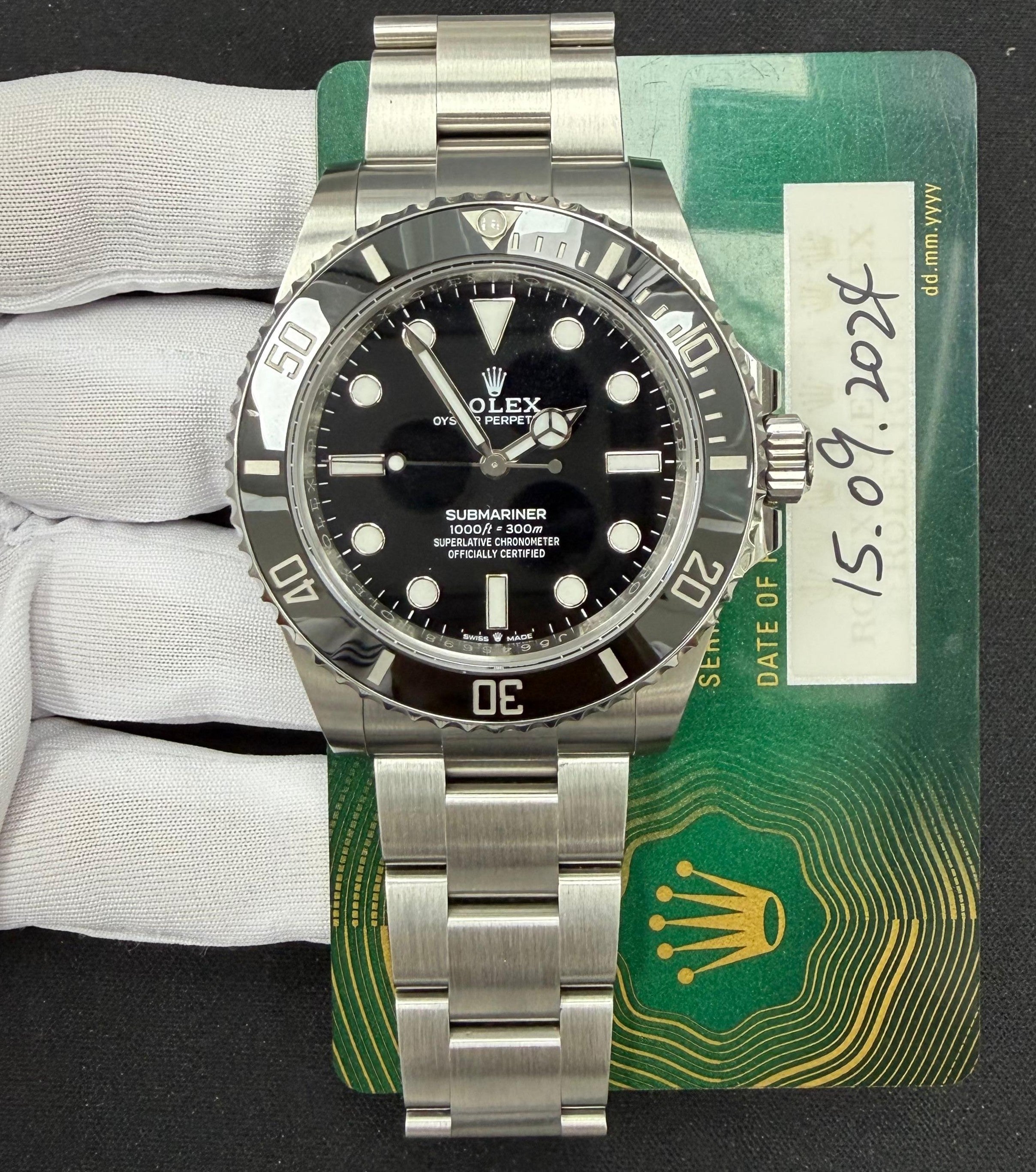 Rolex Submariner No Date 41mm Stainless Steel Black Dial Ref. 124060