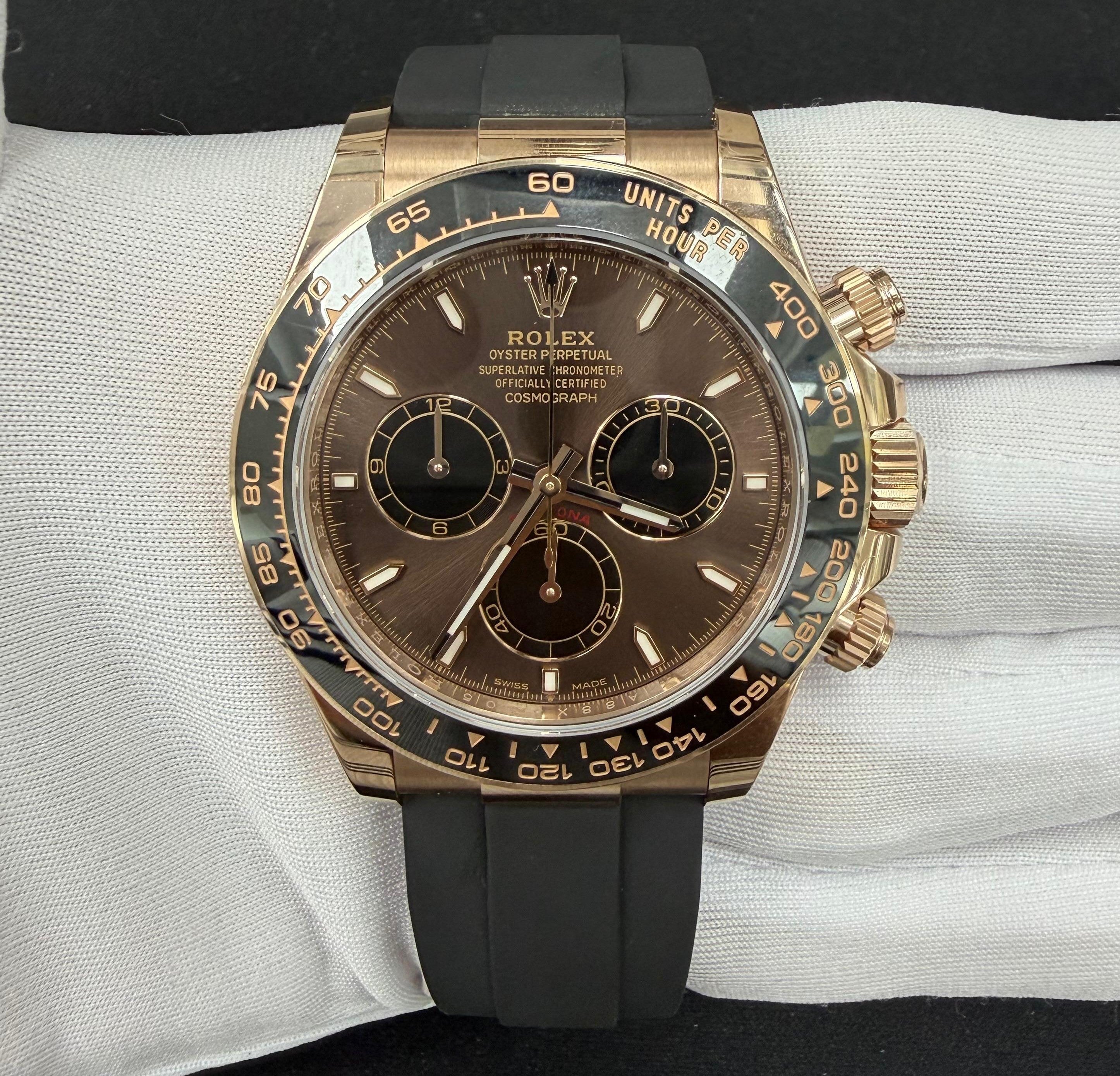 Rolex Daytona 40mm 18K Rose Gold Chocolate Dial Ref. 126515LN