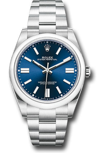 Rolex Oyster Perpetual 41mm Stainless Steel Blue Dial Ref. 124300