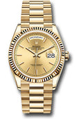 Rolex Day-Date 36mm 18K Yellow Gold Champagne Dial Ref. 128238