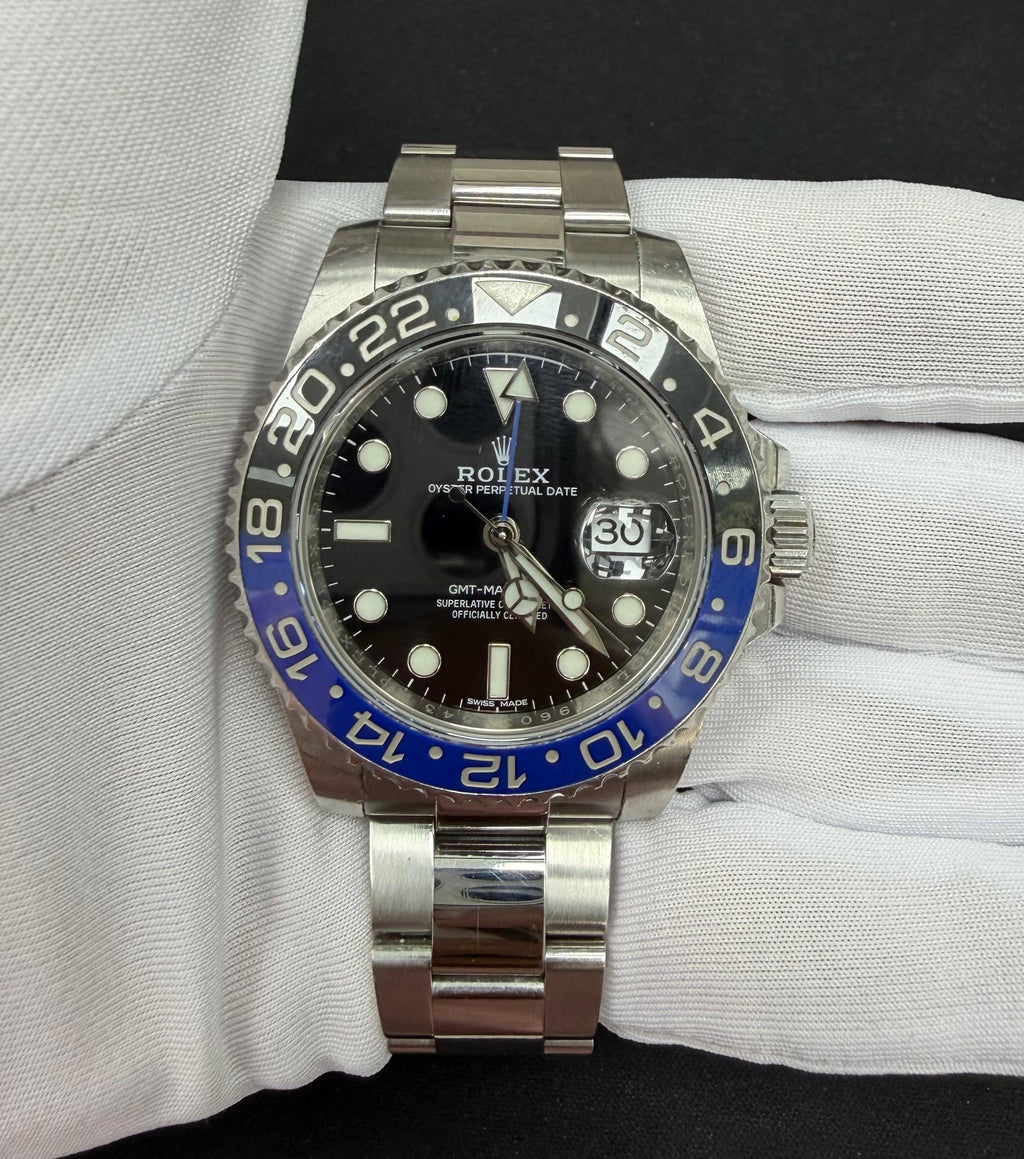 Rolex GMT Master II 40mm Stainless Steel Black Dial Ref. 116710BLNR