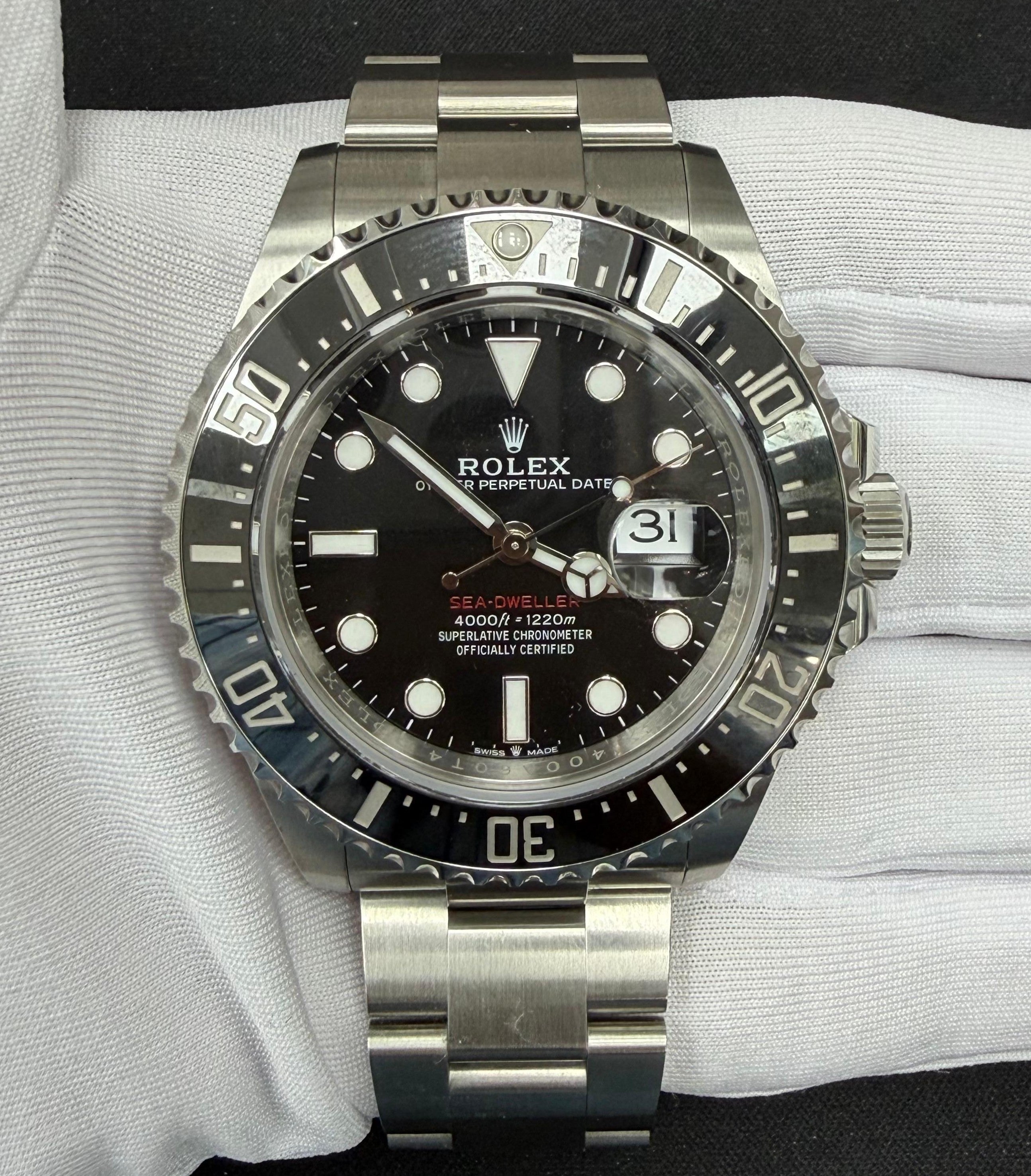Rolex Sea Dweller 43mm Stainless Steel Black Dial Ref. 126600