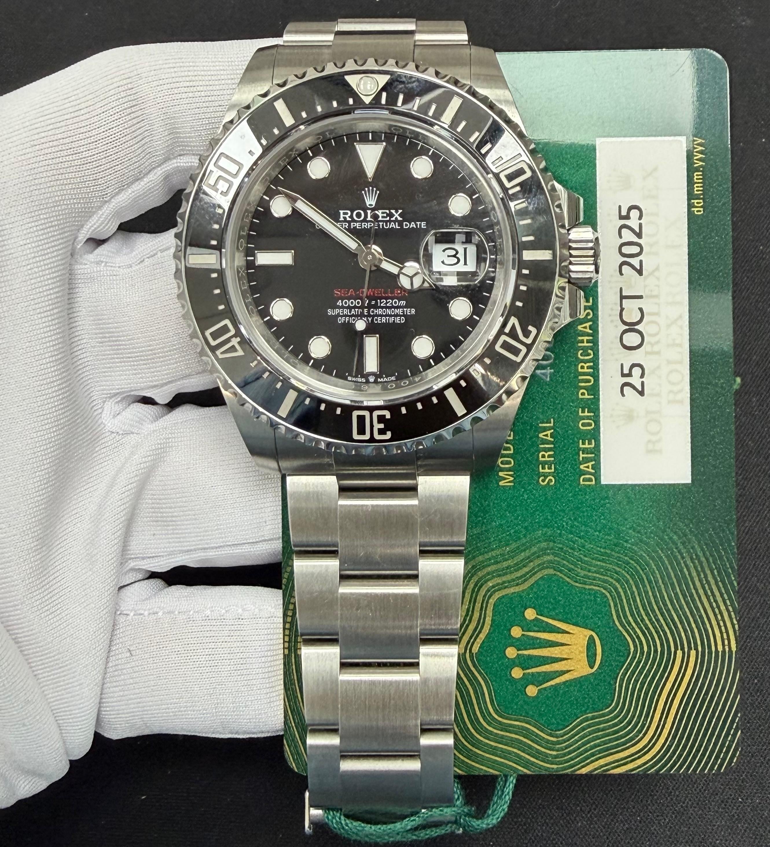 Rolex Sea Dweller 43mm Stainless Steel Black Dial Ref. 126600