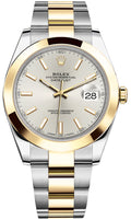 Rolex Datejust 41mm Two-Tone 18K Yellow Gold & Steel Silver Dial Ref. 126303