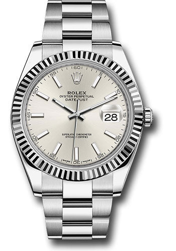 Rolex Datejust 41mm Stainless Steel Silver Dial Ref. 126334