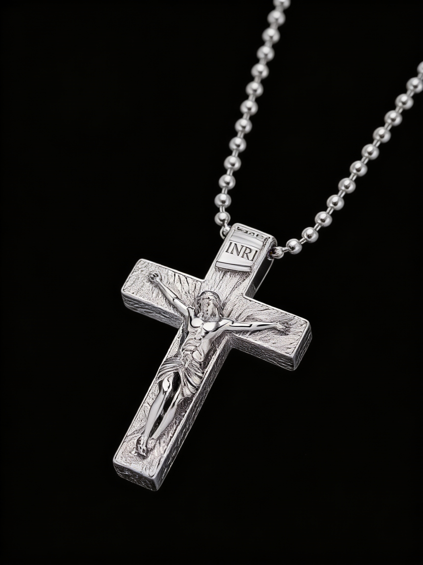 14K Gold Crucifix Cross Pendant