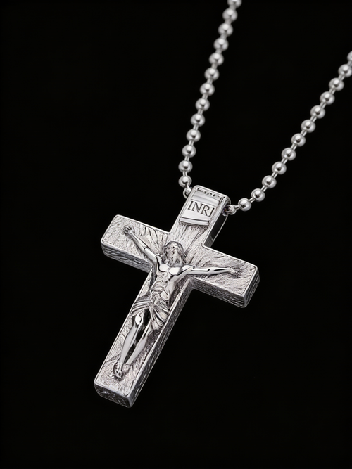 14K Gold Crucifix Cross Pendant