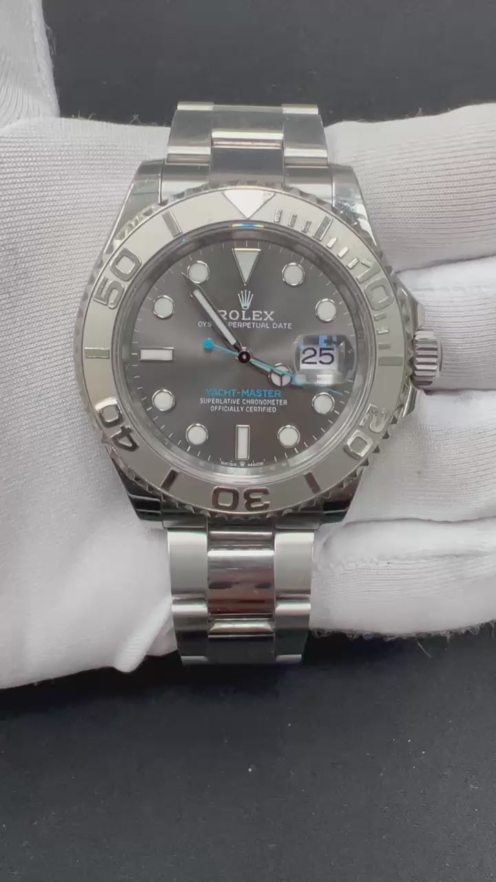 Rolex Yachtmaster 40mm Stainless Steel Rhodium Dial Ref. 126622