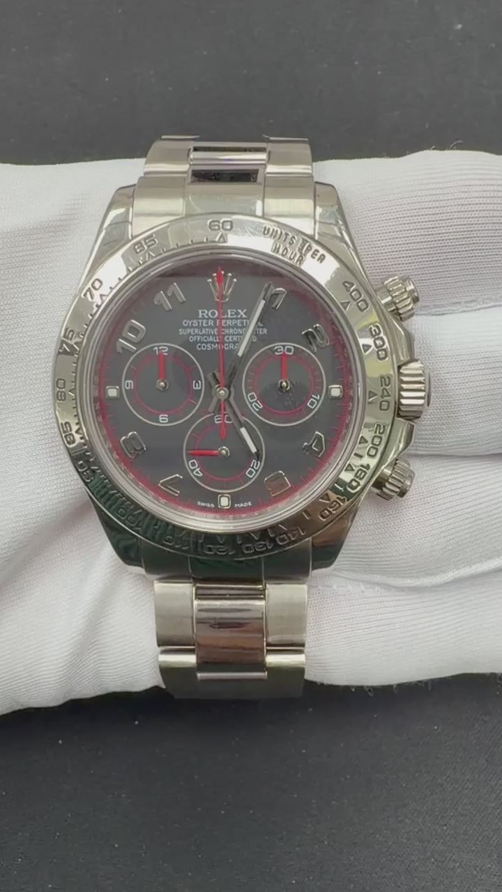 Rolex Daytona 40mm 18K White Gold Black Dial Ref. 116509