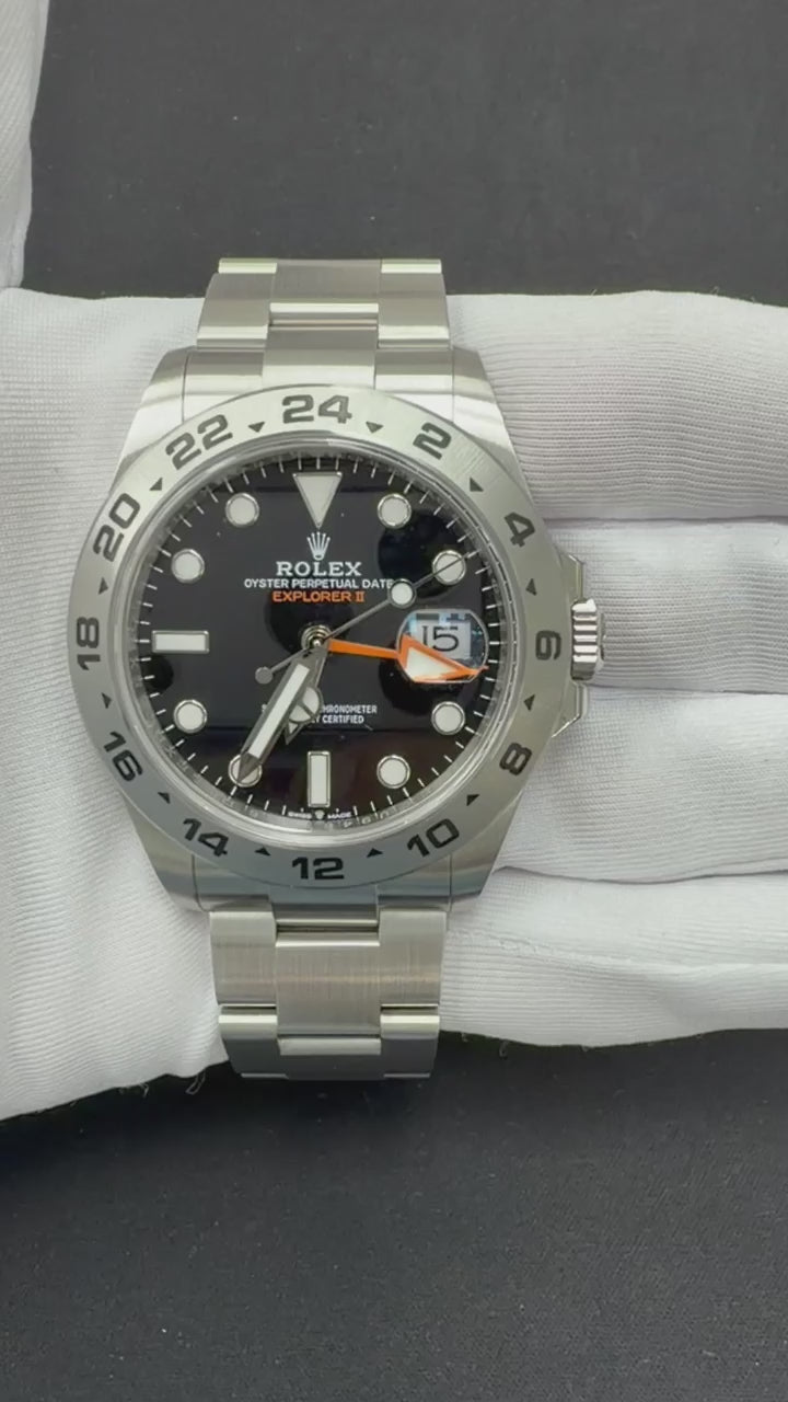 Rolex Explorer II 42mm Stainless Steel Black Dial Ref. 226570