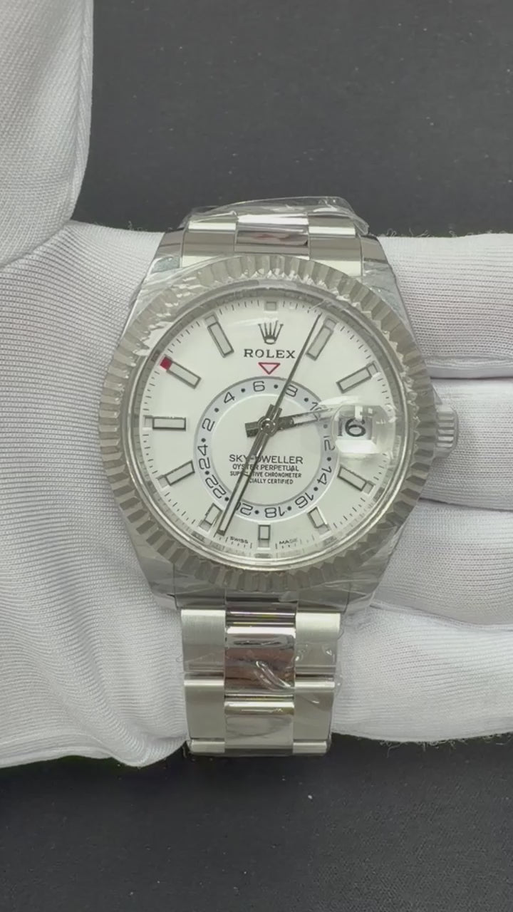 Rolex Sky Dweller 42mm Stainless Steel Intense White Dial Ref. 326934
