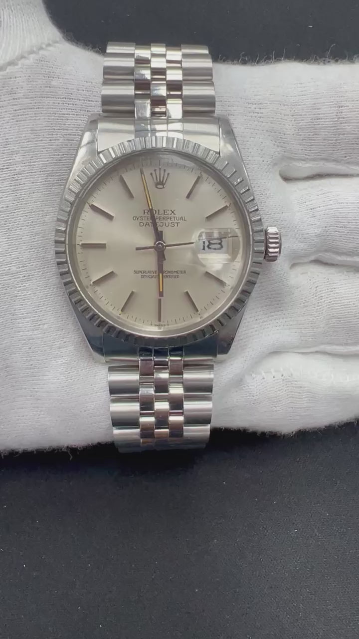 Rolex Datejust 36mm Stainless Steel Silver Dial Ref. 1603