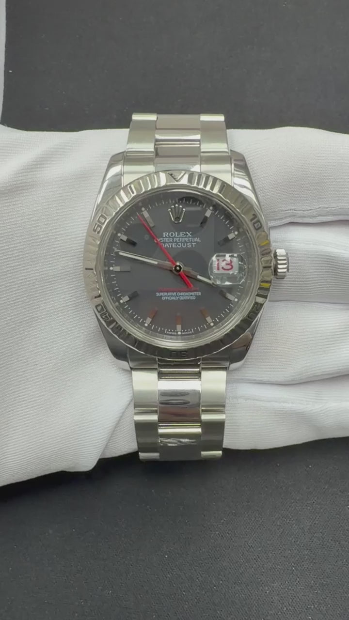 Rolex Datejust 36mm Stainless Steel Black Dial Ref. 116264