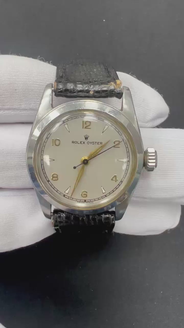 Rolex Oyster Precision 28mm Stainless Steel White Dial