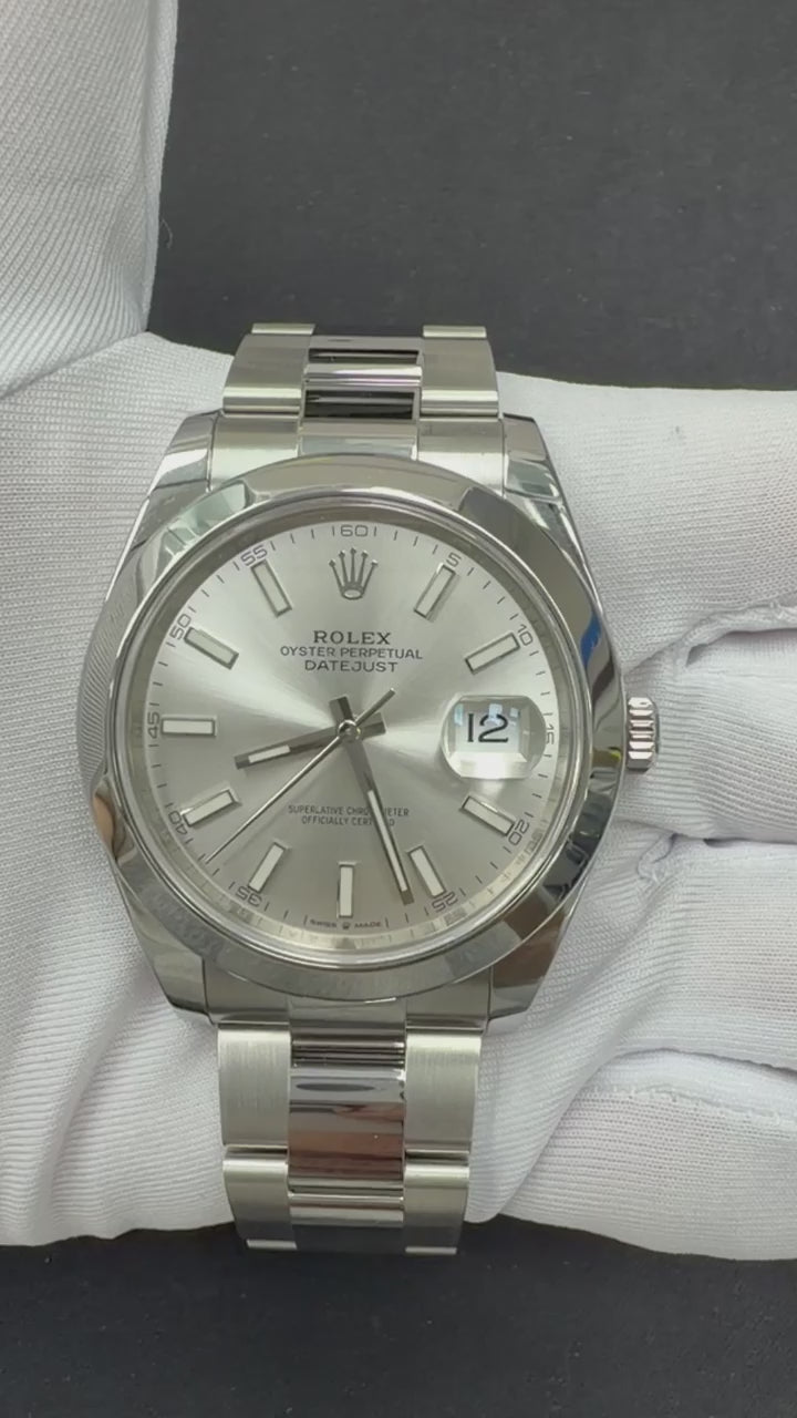 Rolex Datejust II 41mm Stainless Steel Silver Dial Ref. 126300